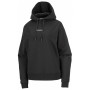 Salomon Logo Hoodie W női pulóver fekete DEEP BLACK