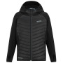 Regatta Junior Andreson Hybrid Black/Sealgr gyerek dzseki fekete/szürke Black/Sealgr