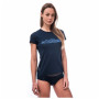 Női funkcionális felső Sensor Merino Active Pt Mountains Deep Blue