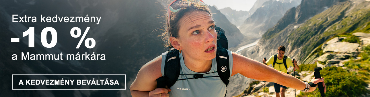 Extra kedvezmény: -10% a Mammut márkára
