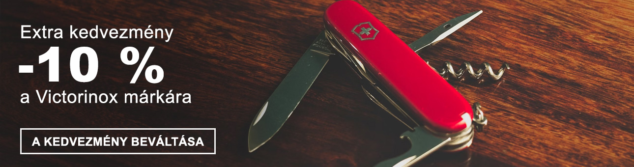 Extra kedvezmény: -10% a Victorinox márkára