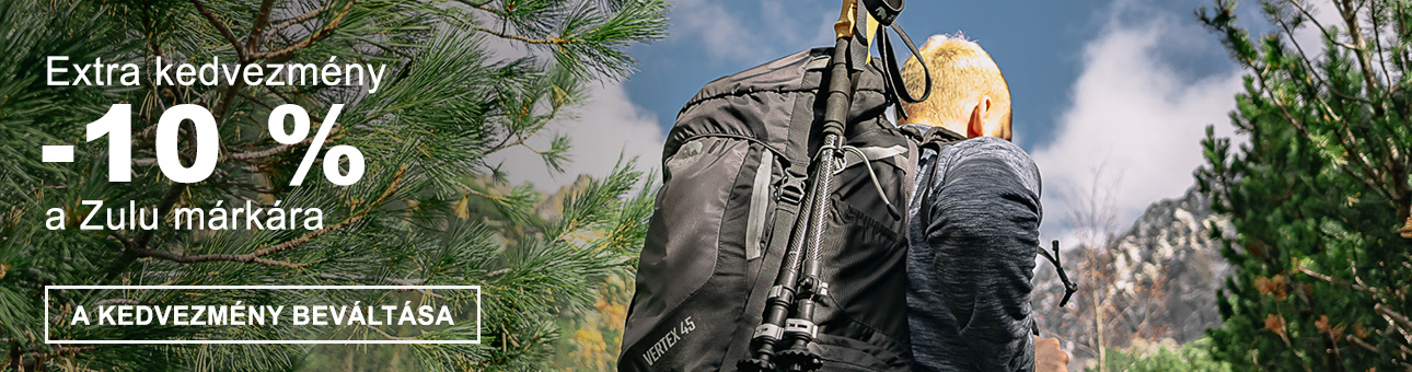 Extra kedvezmény: -10% a ZULU márkára