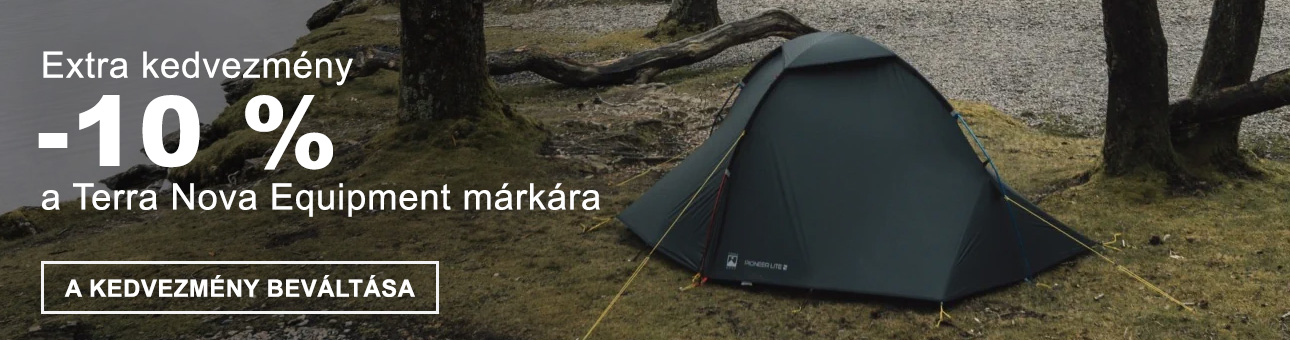Extra kedvezmény: -10% a Terra Nova Equipment márkára
