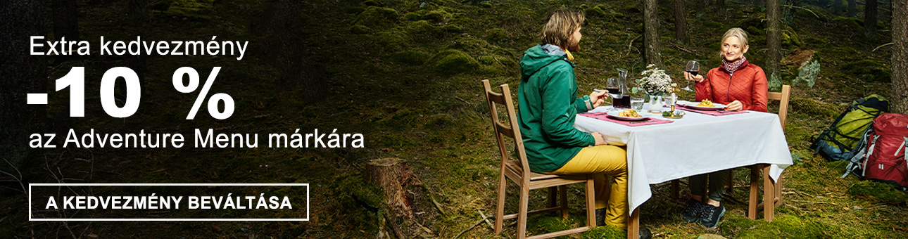 Extra kedvezmény: -10% az Adventure Menu márkára